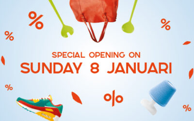 Special opening Sunday 8 January