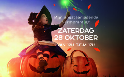 Kom Halloween vieren op zaterdag 28 oktober